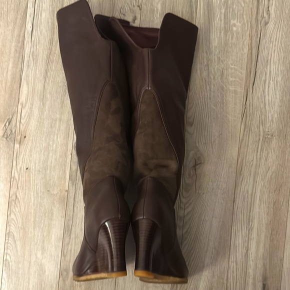 Ugg leather wedge boots - Picture 6 of 9